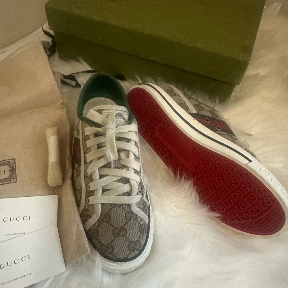 Authentic Gucci Tennis Shoes